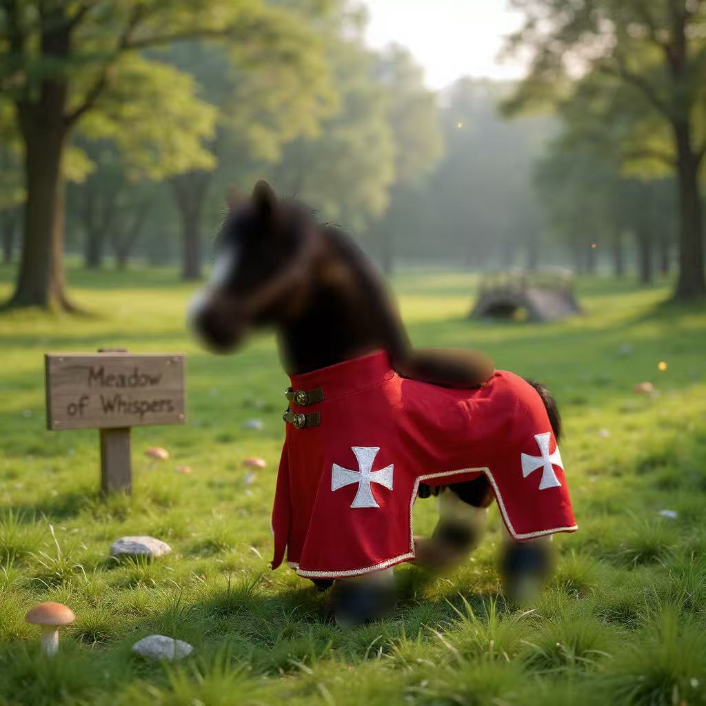 PonyTrek Brave Pony Blanket – Adventure Cape for Ride-on Pony Toys (Compatible with PonyCycle Size S/M)