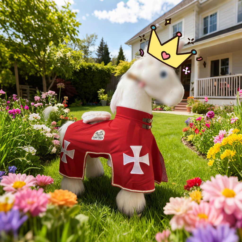 PonyTrek Brave Pony Blanket – Adventure Cape for Ride-on Pony Toys (Compatible with PonyCycle Size S/M)