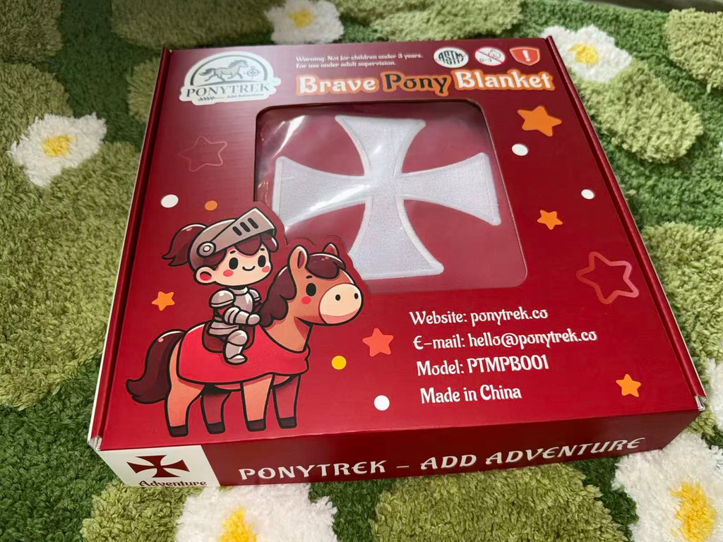 PonyTrek Brave Pony Blanket – Adventure Cape for Ride-on Pony Toys (Compatible with PonyCycle Size S/M)