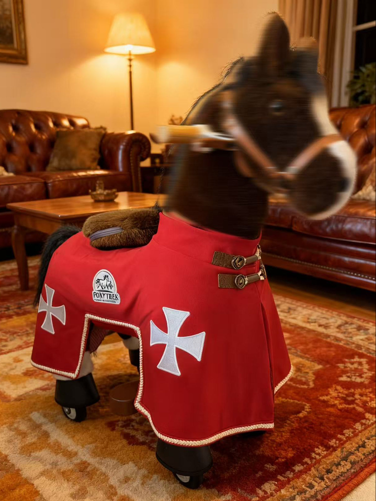 PonyTrek Brave Pony Blanket – Adventure Cape for Ride-on Pony Toys (Compatible with PonyCycle Size S/M)