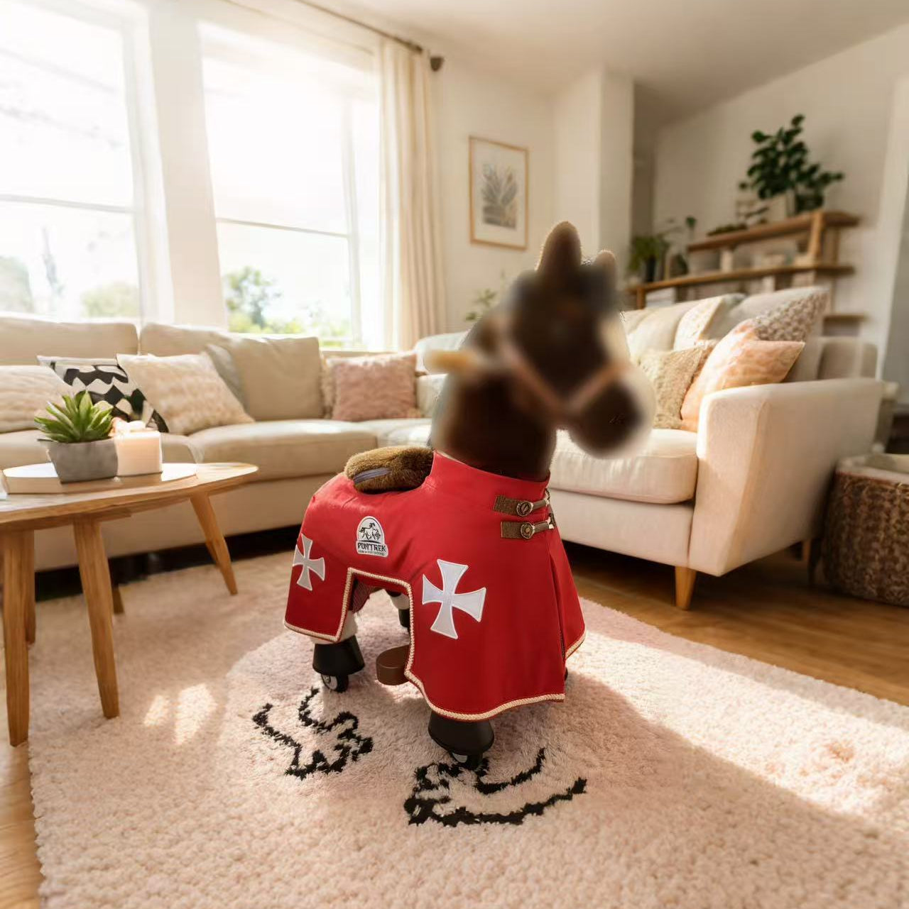 PonyTrek Brave Pony Blanket – Adventure Cape for Ride-on Pony Toys (Compatible with PonyCycle Size S/M)